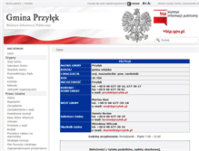 Tablet Screenshot of bip.przylek.pl